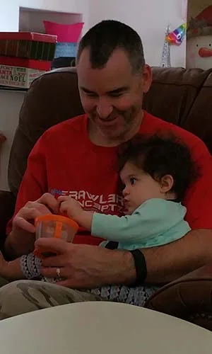 Another one with the grandbaby, because there were always more