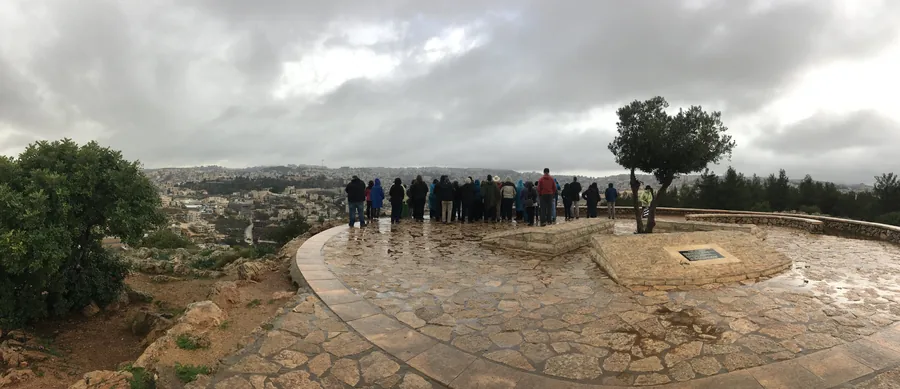 Panorama looking out over Nazareth