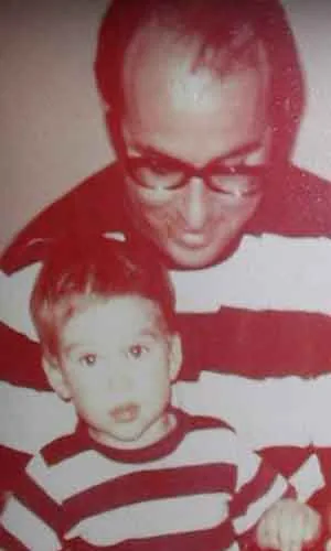 TIG as a small boy with his dad