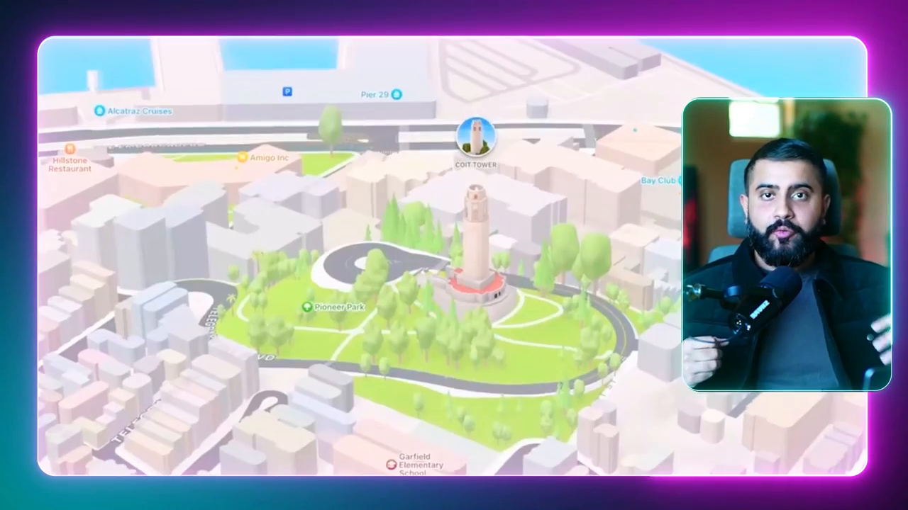 3D map of San Francisco