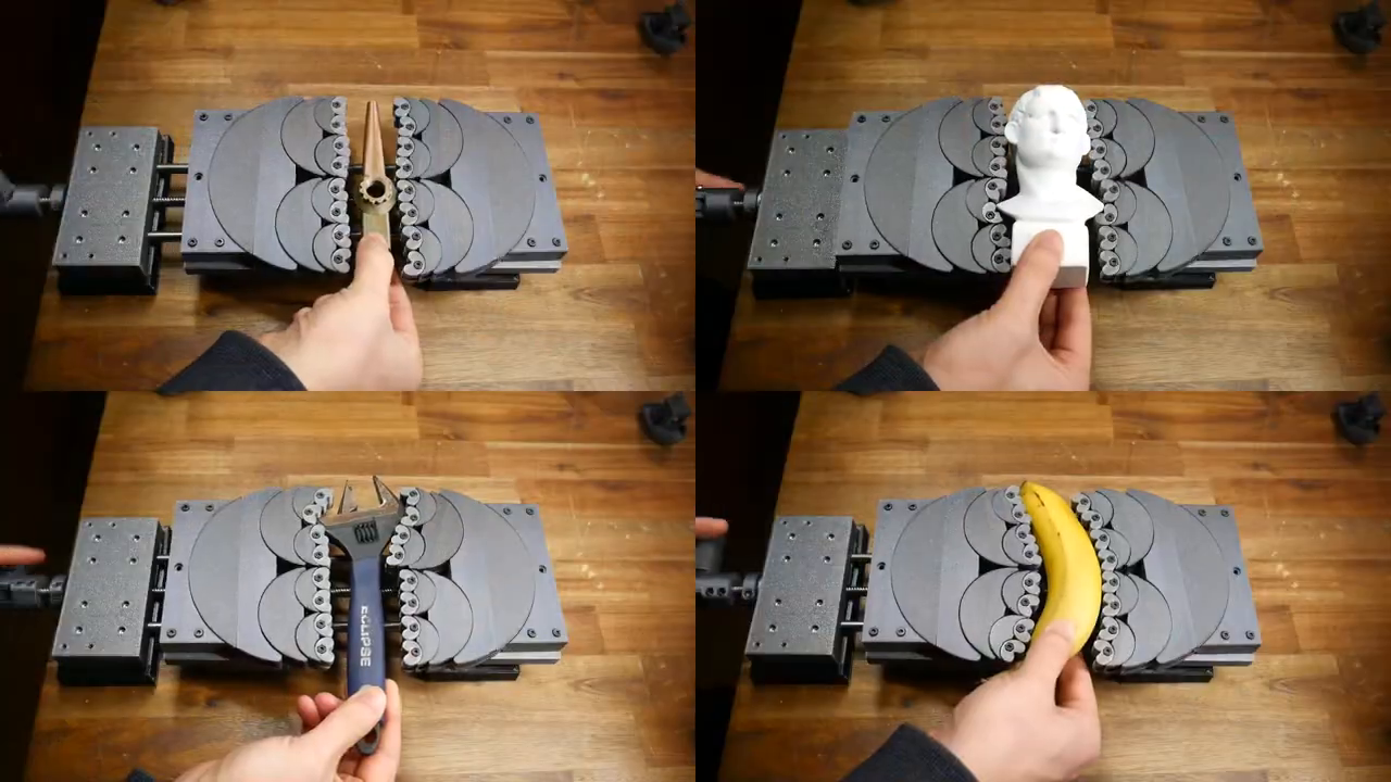 Vise grips wrench, bust, banana